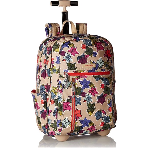 Vera Bradley Lighten Up Rolling-Backpack - Picture 1 of 11